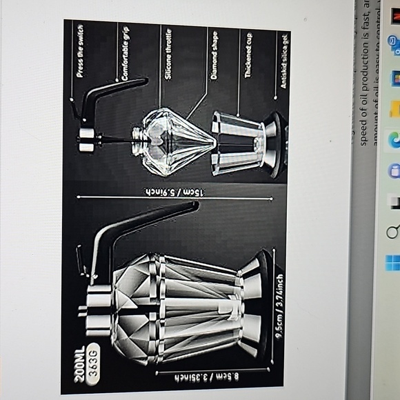 NIB Muweiqi Stainless Steel One Hand Press Olive Oil Dispenser - Picture 11 of 14